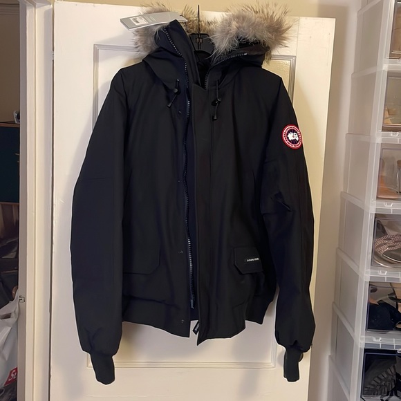 Men’s Canada Goose Chilliwack Fur Bomber Sz L - Picture 1 of 7